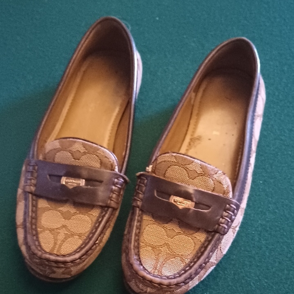 Coach Brown Loafers for Women